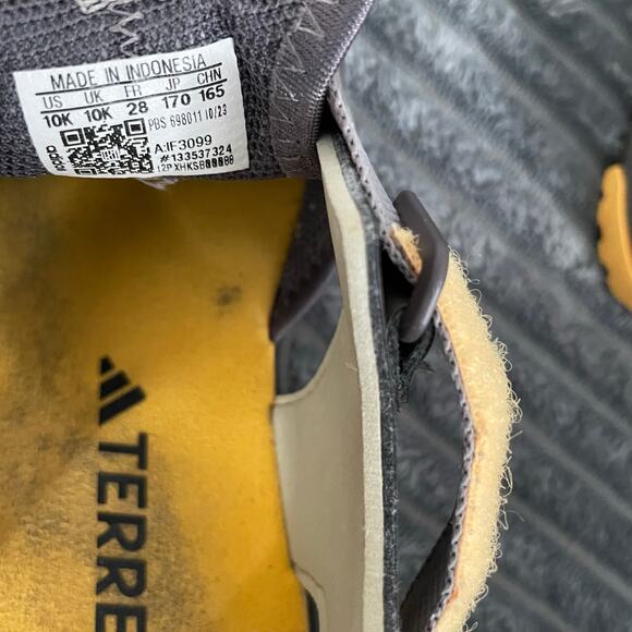 Adidas Terrex Captain Toey 2.0 Size 10K Gray Outdoor Sandals IF3099-BOX INCLUDED - Picture 9 of 9